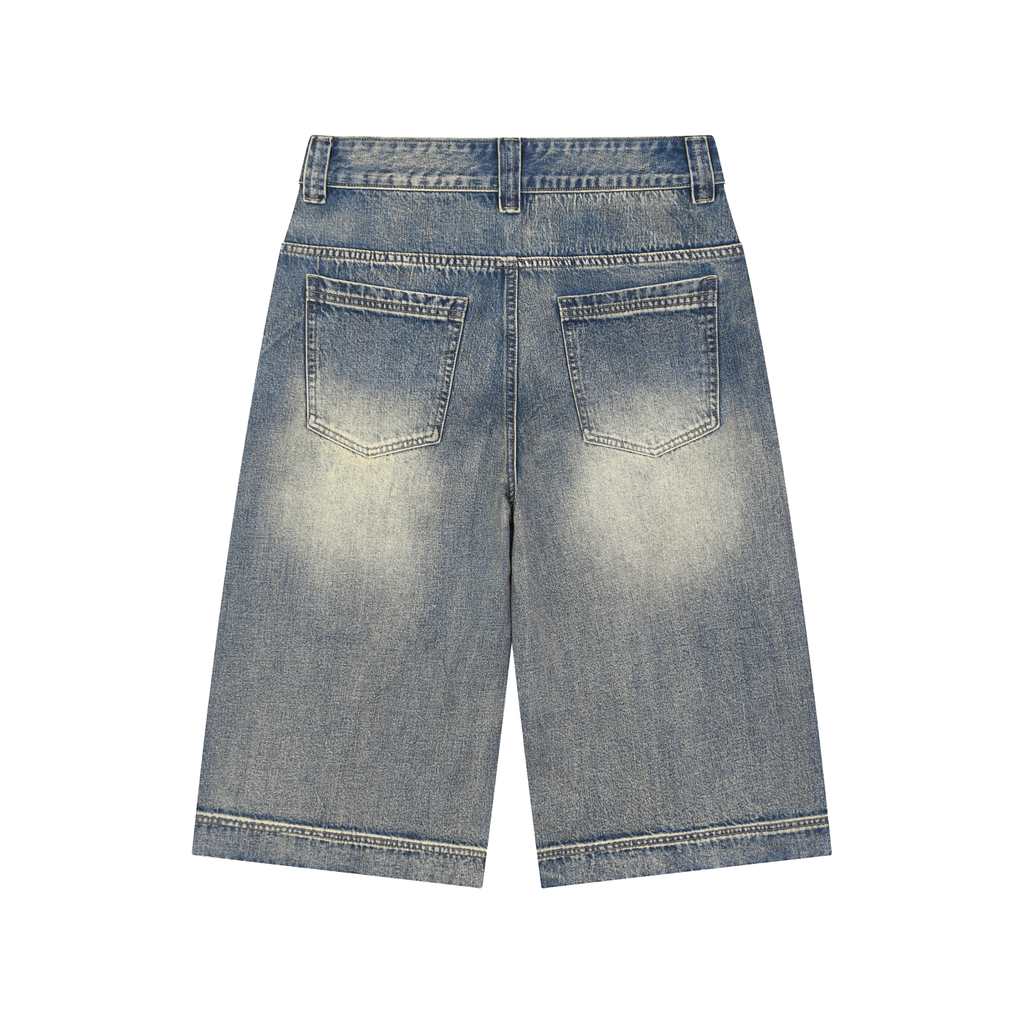 Vintage “SCV” Baggy Denim Shorts