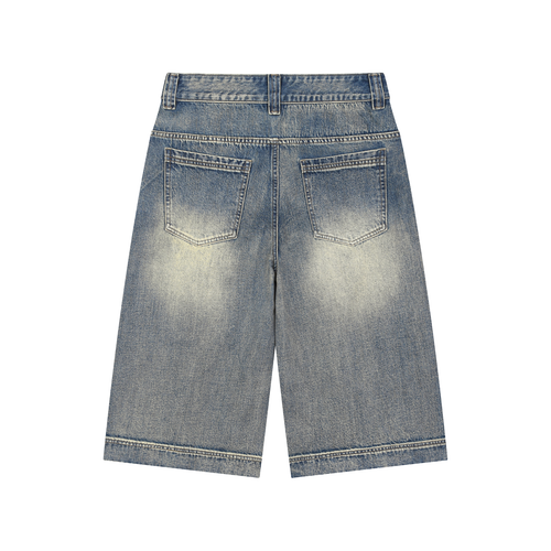 Vintage “SCV” Baggy Denim Shorts