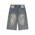 Vintage “SCV” Baggy Denim Shorts